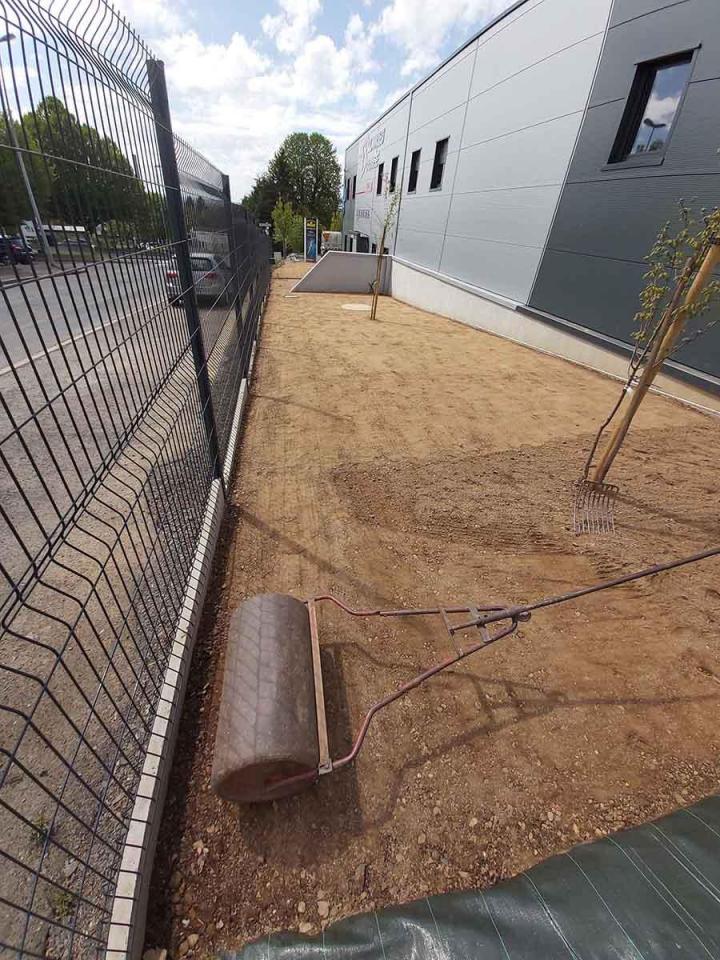 Engazonnement de terrain Flers