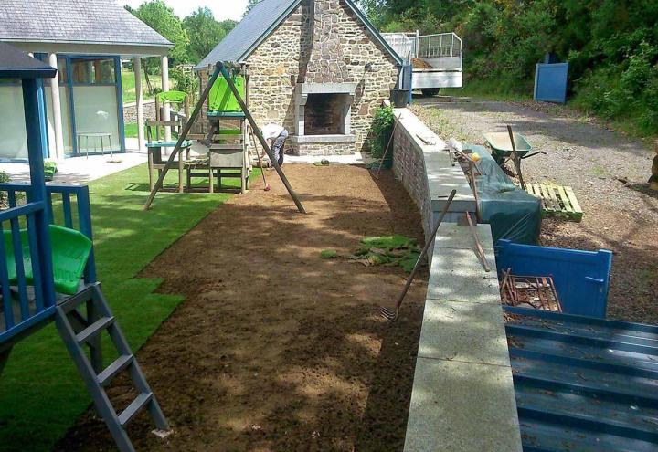 Engazonnement de terrain Flers